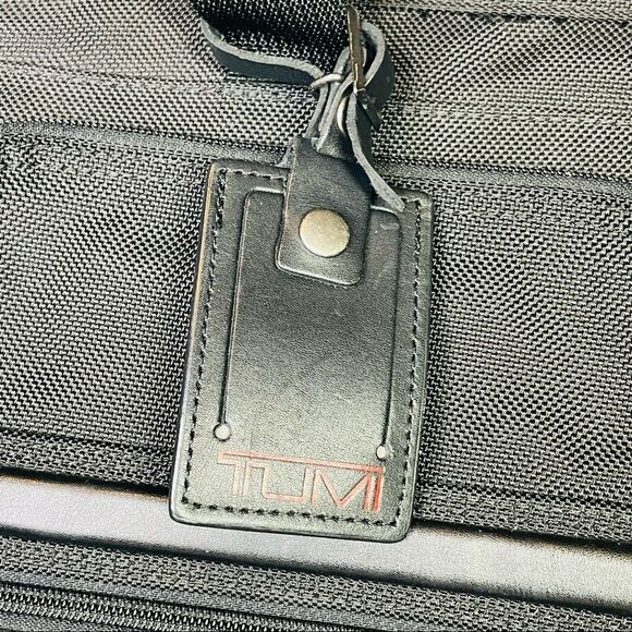 TUMI Black Nylon Gen 4.2 Organizer Portfolio Briefcase - Picture 12 of 16